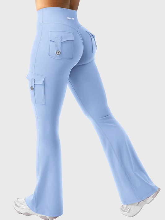 FlexFlare | Cargo Legging - Lichtblauw