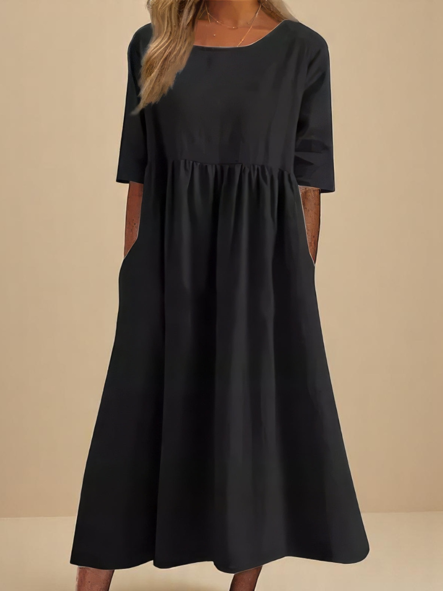Luchtige Maxi-jurk van Zacht Katoen