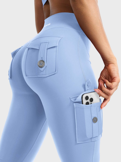 FlexFlare | Cargo Legging - Lichtblauw