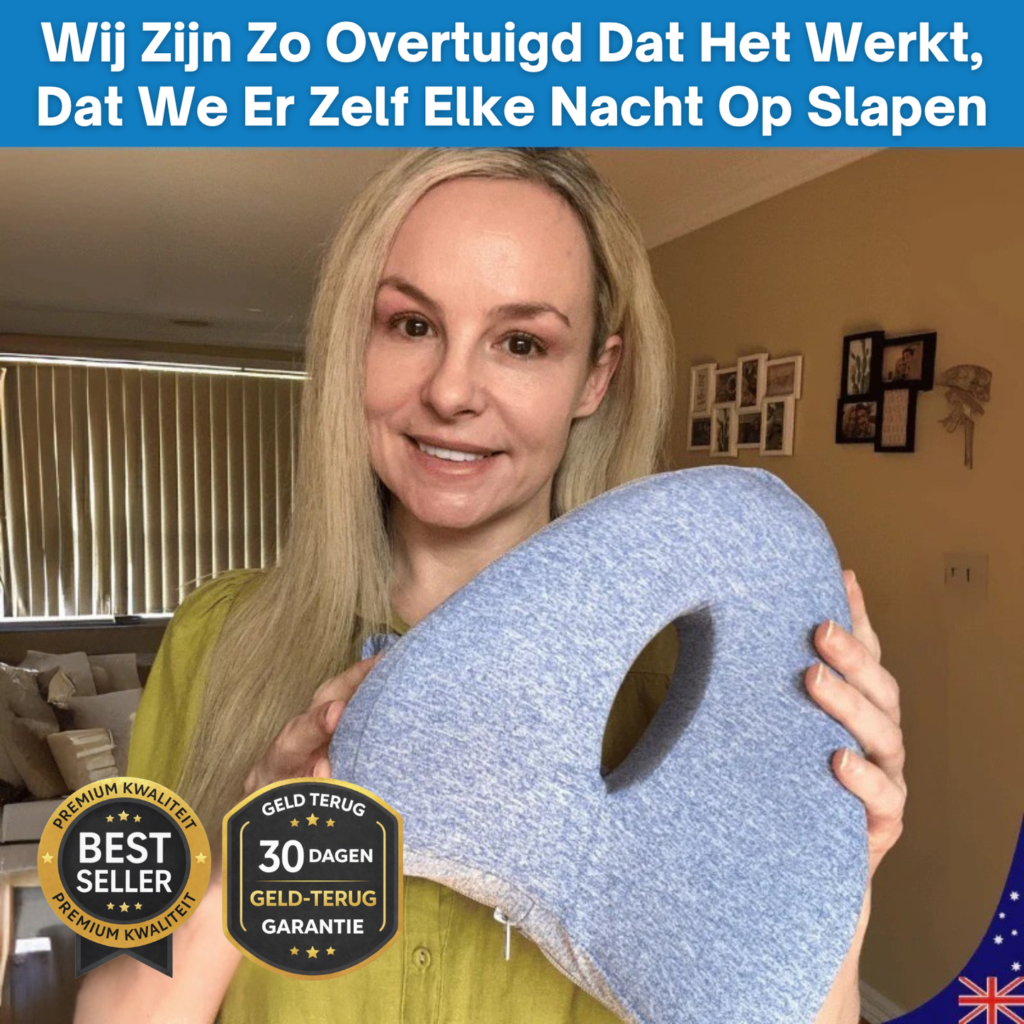 SlaapSteun | Therapeutisch Kniekussen