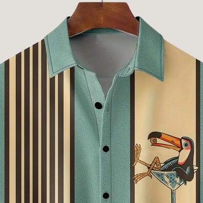 "Bottoms Up" Overhemd | Tropische Feestsfeer