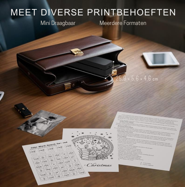 Inktloze Draagbare Printer