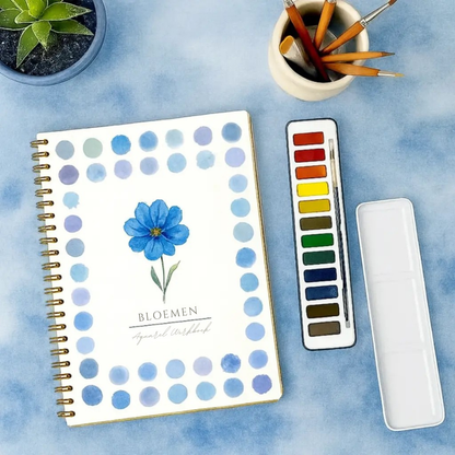 Complete aquarelboekenset – GRATIS aquarelverf en penselen inbegrepen