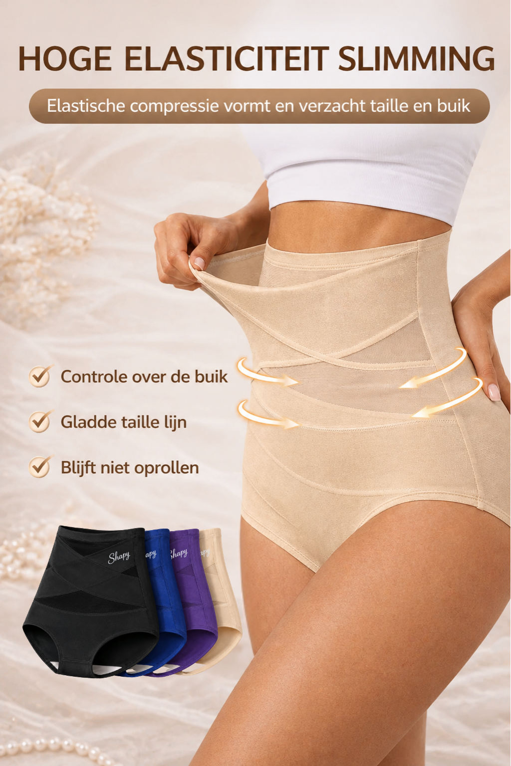 Shapy | Vormt je taille en buik voor een glad silhouet