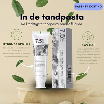 Hydroxyapatiet Tandpasta | 1+1 Gratis