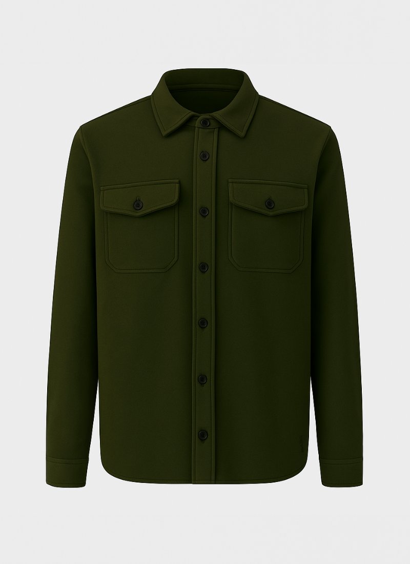 Klassiek Overshirt – Tijdloze Lagenstijl met Comfortabele Pasvorm