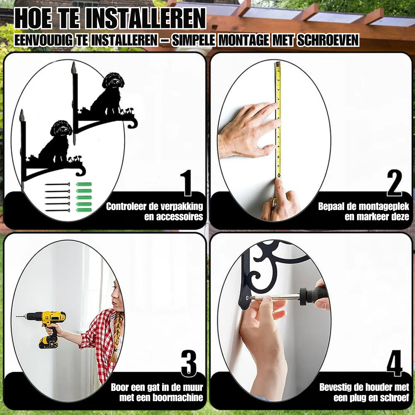 Metalen hangbeugel - Cockapoo