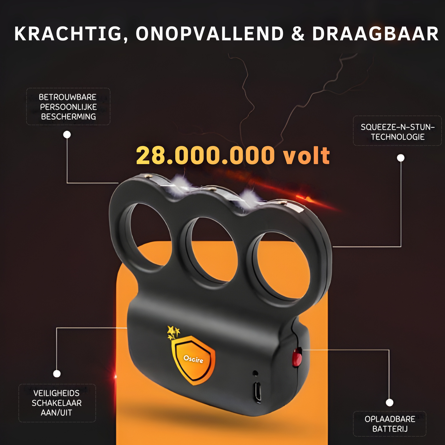Oscire Drievoudige Schokbescherming