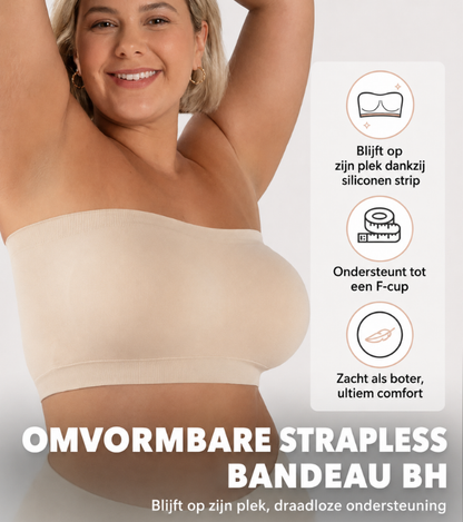 VersaBra | Beugelvrije anti-slip bandeau