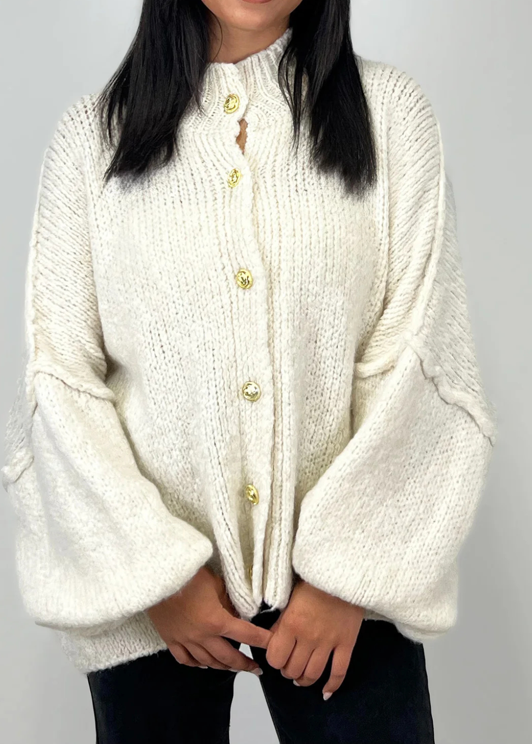 Valeria - Exclusieve Gebreide Statement Cardigan