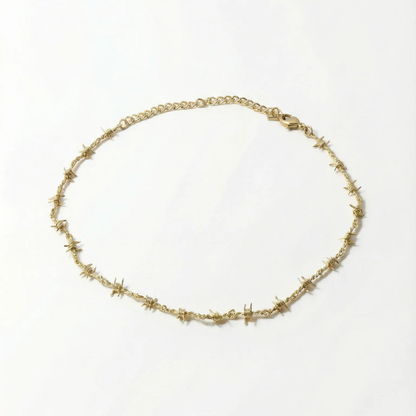 Chokeletto | Comfortabele choker met opvallend barbed wire design voor elke outfit