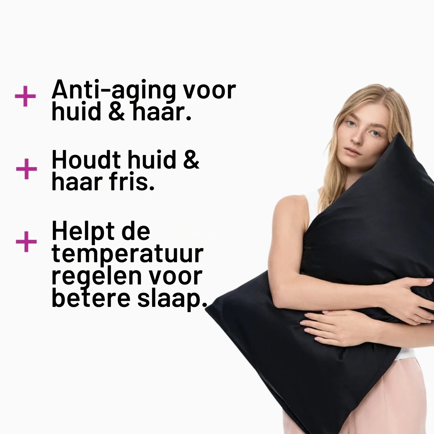 Luna Silk - Duurzame Bamboezijden Kussensloop