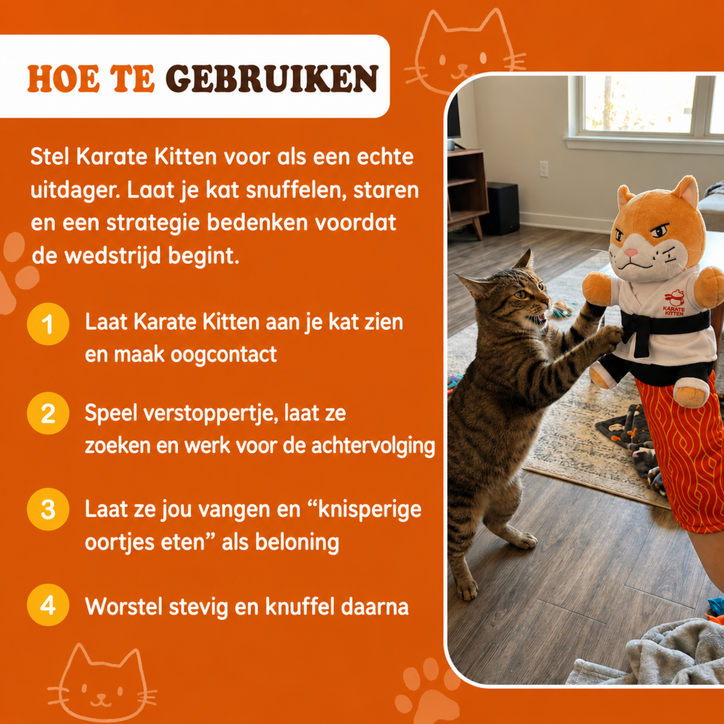 KarateKitten | Interactief kattenspeelgoed