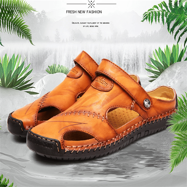 SoftStride | Handgemaakte leren sandaal