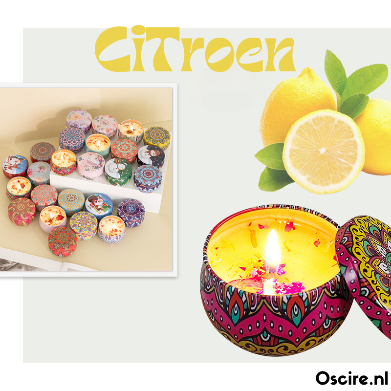 Geurkaars Cadeaubox | 4 Stuks