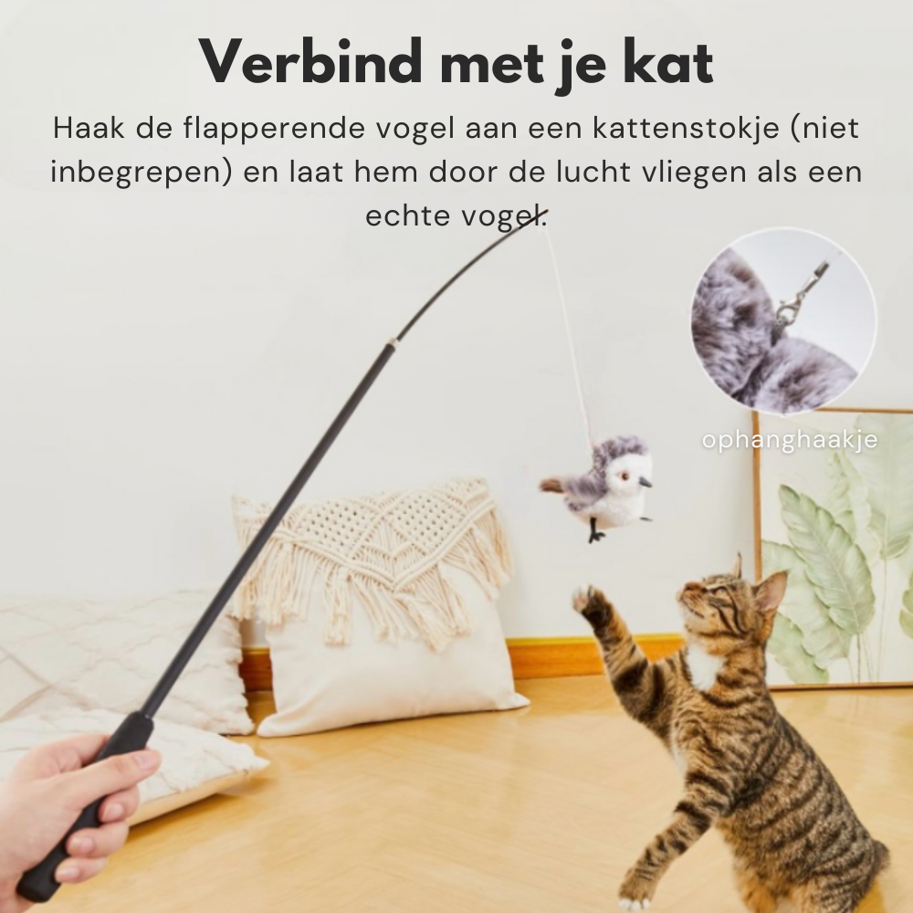 Interactieve Fladderende Vogel