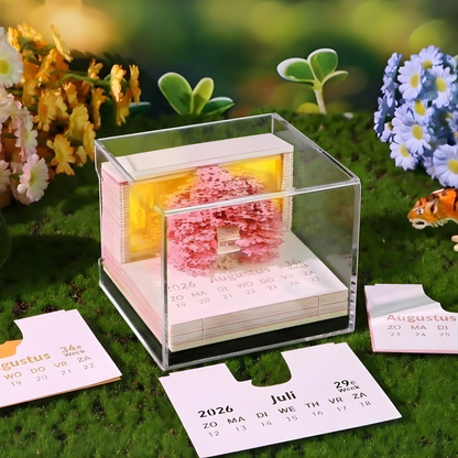 Sakura boomhuis (met licht en kalender 2026)