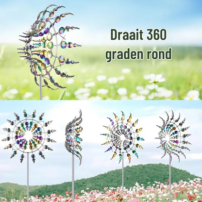 ZonneDans Windspinner — Magische Tuindecoratie met Beweging en Glans