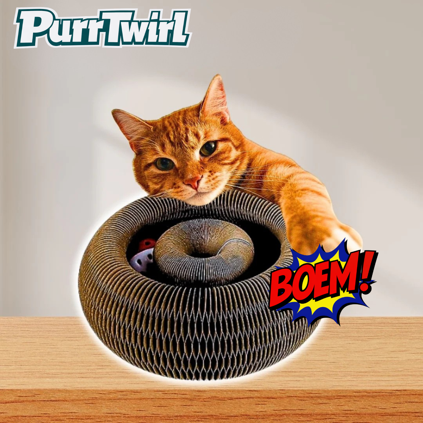 PurrTwirl | Interactieve Speelbaan voor Katten