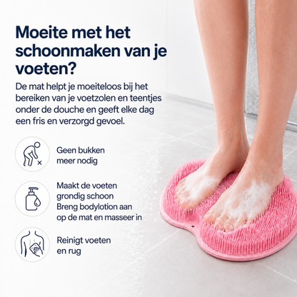 Scrubby | Siliconen voet- en rugborstel