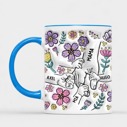 Wit - Azuurblauw