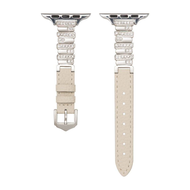 Onregelmatige Leren Band voor Apple Watch