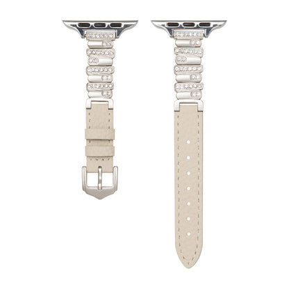 Onregelmatige Leren Band voor Apple Watch