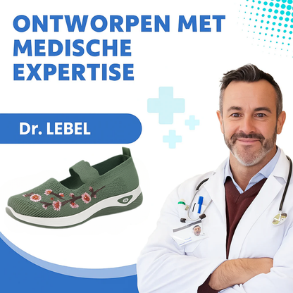 ErgoFlora – Bloemige Sneakers Met Orthopedisch Comfort