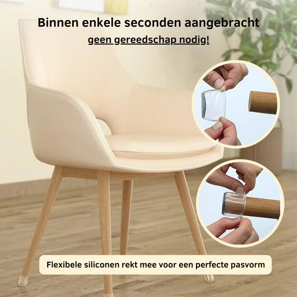 SalesFever fauteuil | met golfsteun | stoelhoes bouclé stof | metalen SalesFever fauteuil | met golfsteun | stoelhoes bouclé stof | metalen