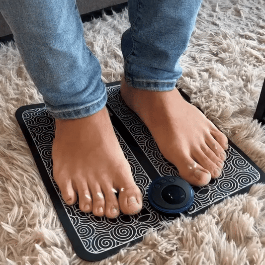Therapeutische voetmassager voor verlichting van pijnlijke en rusteloze benen