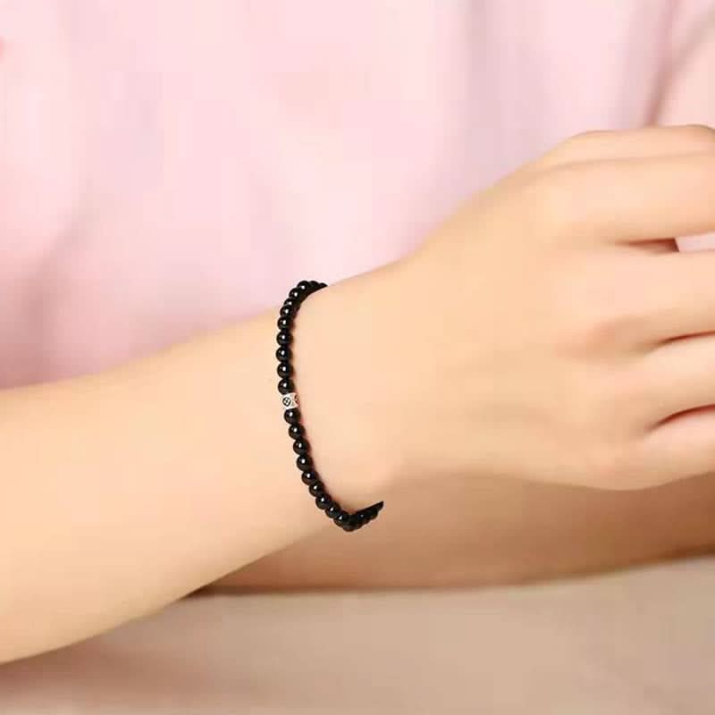 Obsidiaan Armband - Parels