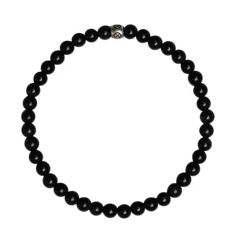 Obsidiaan Armband - Parels