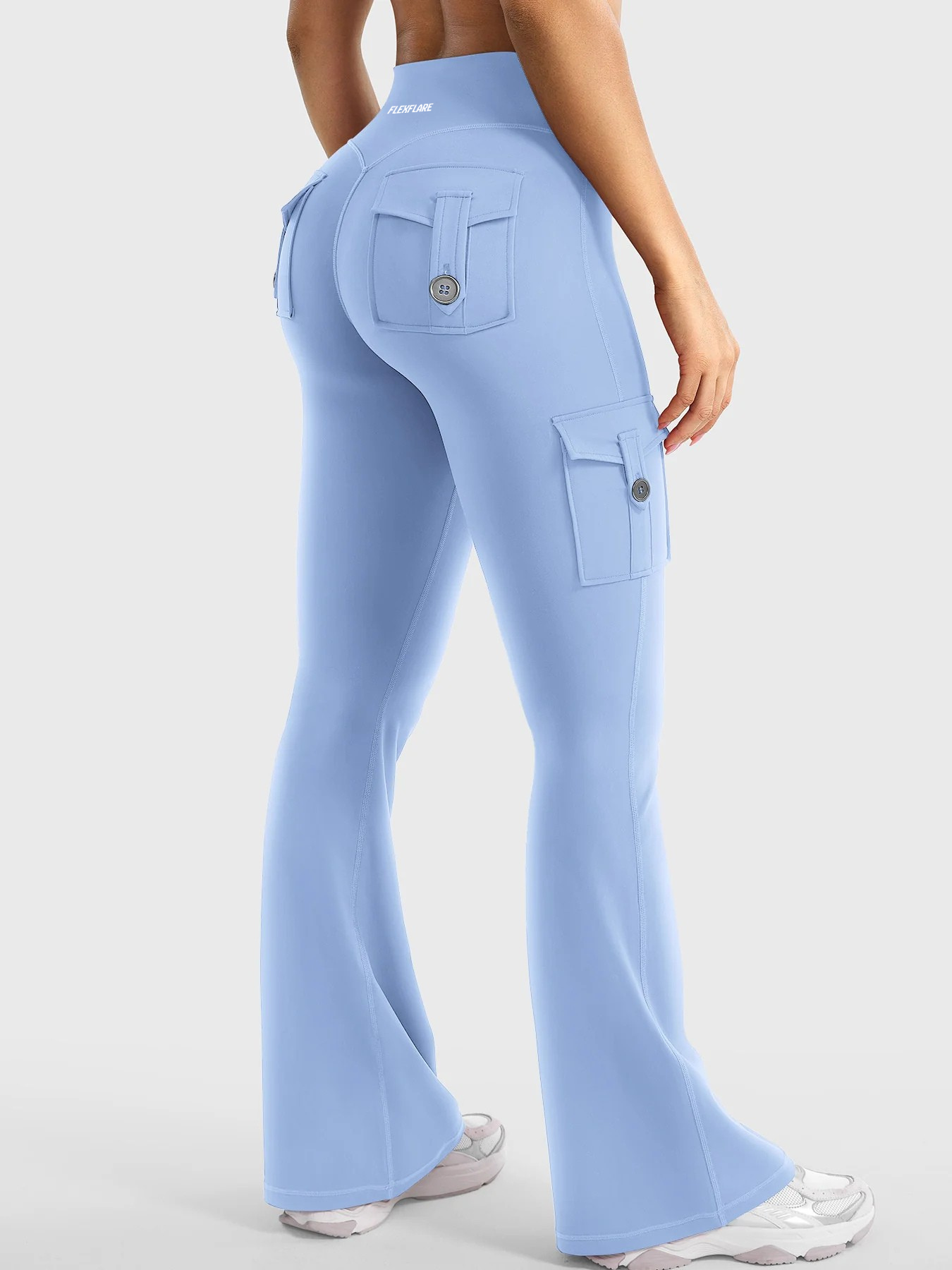 FlexFlare | Cargo Legging - Lichtblauw