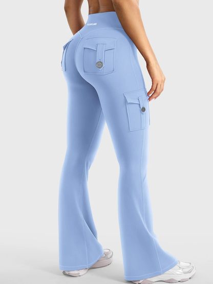 FlexFlare | Cargo Legging - Lichtblauw