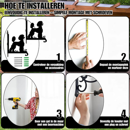 Metalen hangbeugel – Poedel