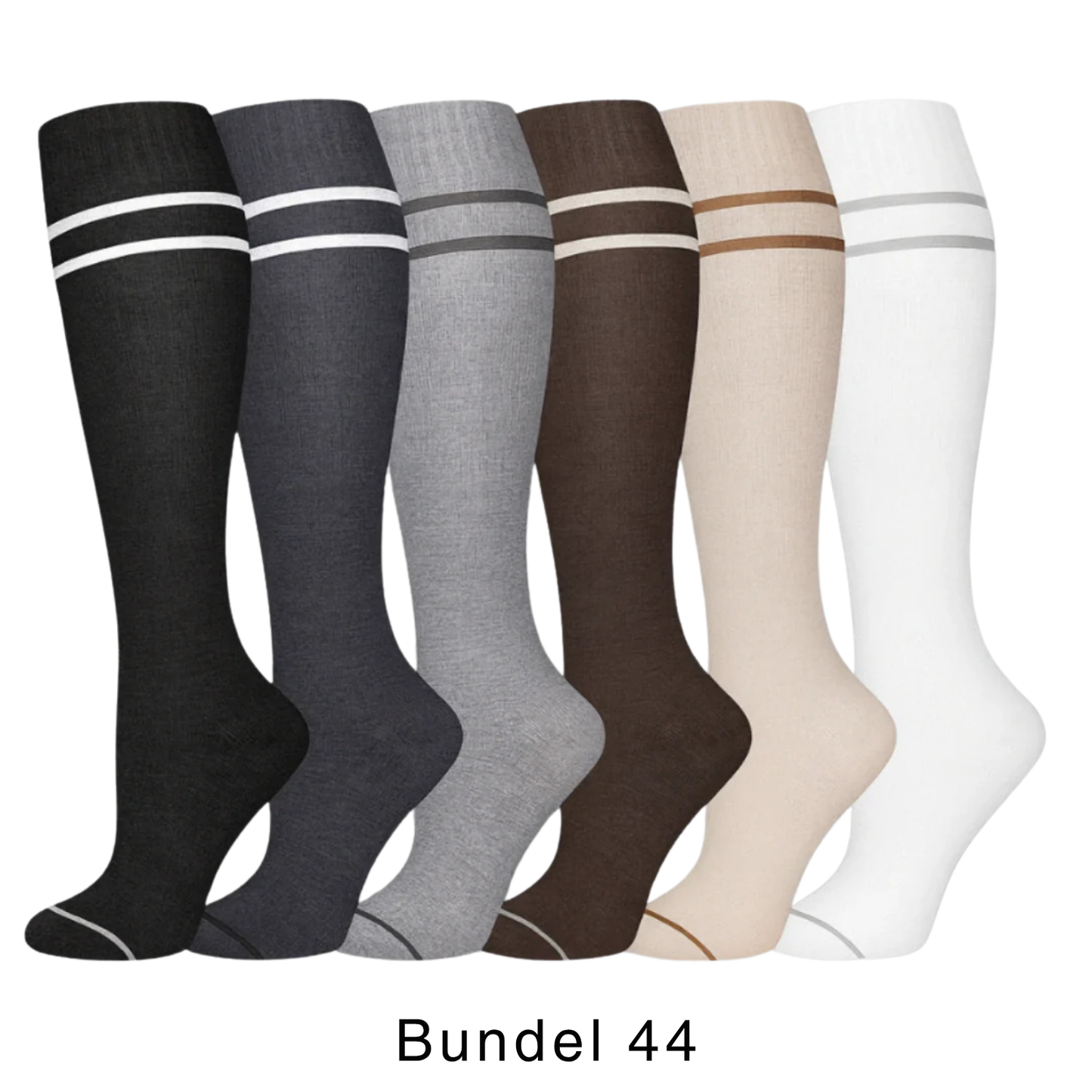 Colorify | Kleurrijke compressiekous (6 paar)