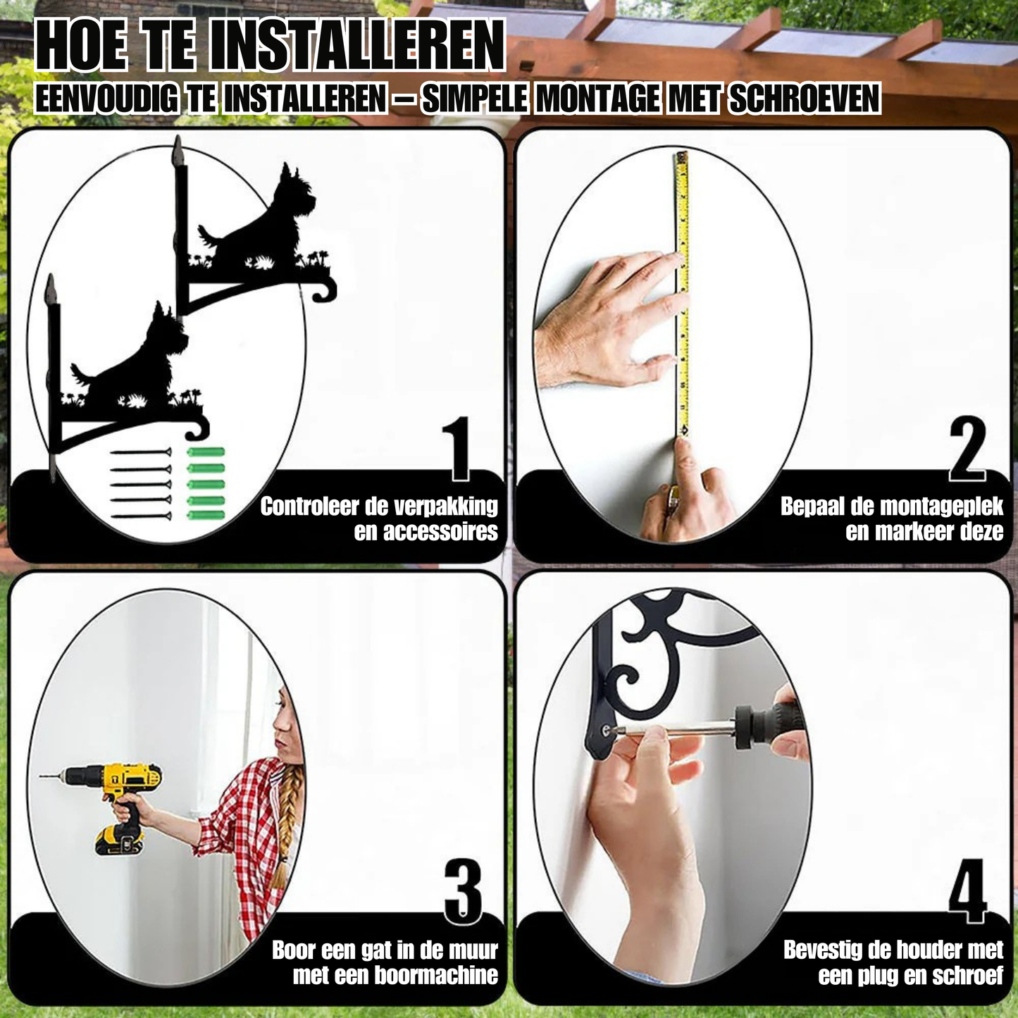 Metalen hangbeugel – Schotse terriër