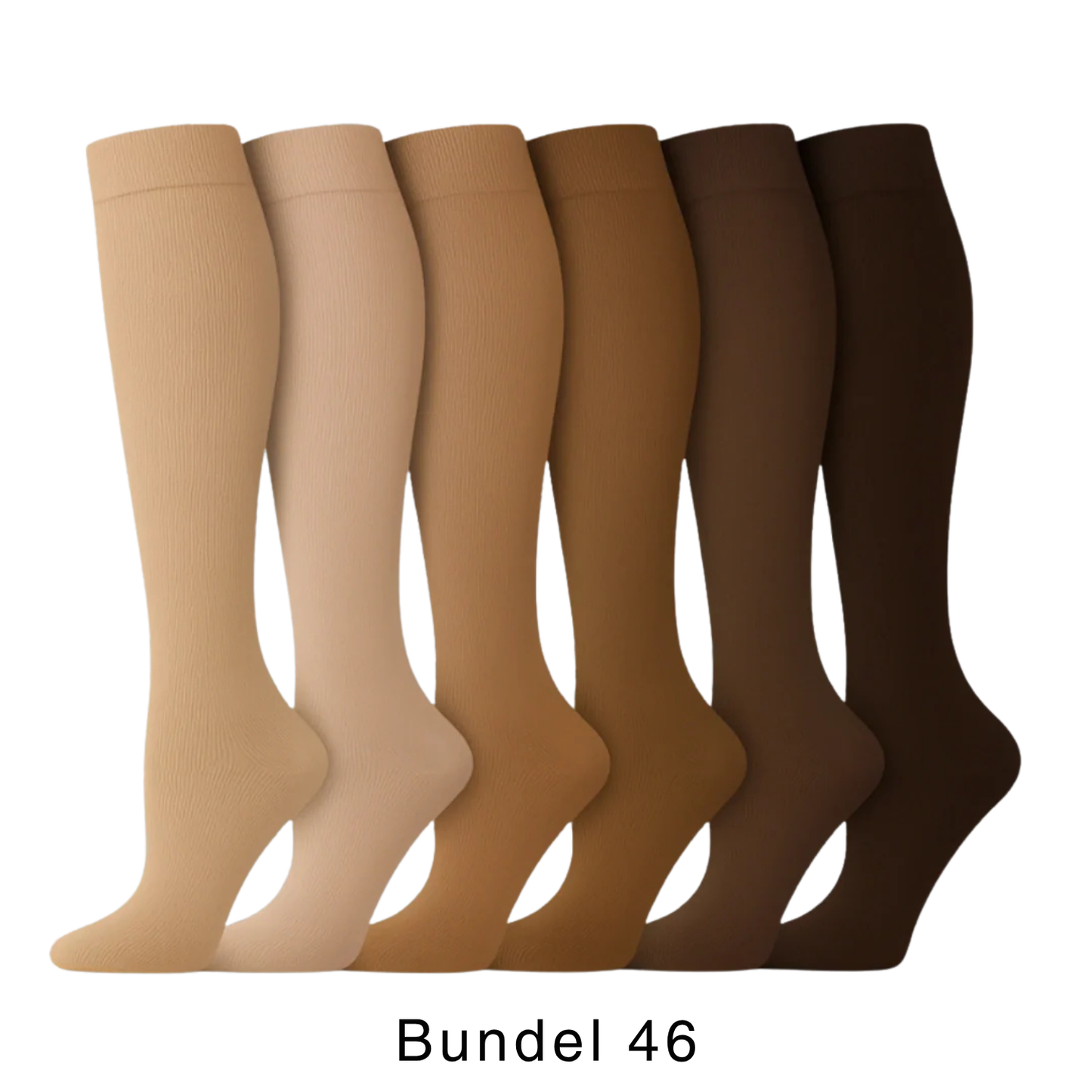 Colorify | Kleurrijke compressiekous (6 paar)