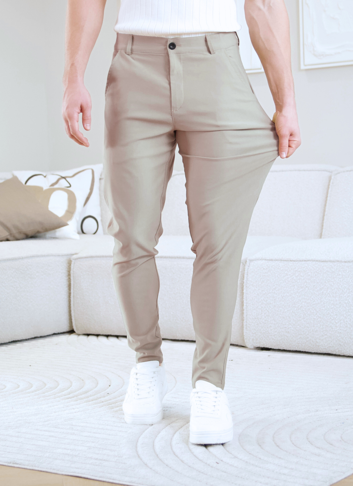Lichtgewicht Stretch Chino – Ademend en Comfortabel voor Elke Dag