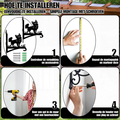 Metalen hangbeugel – Chihuahua
