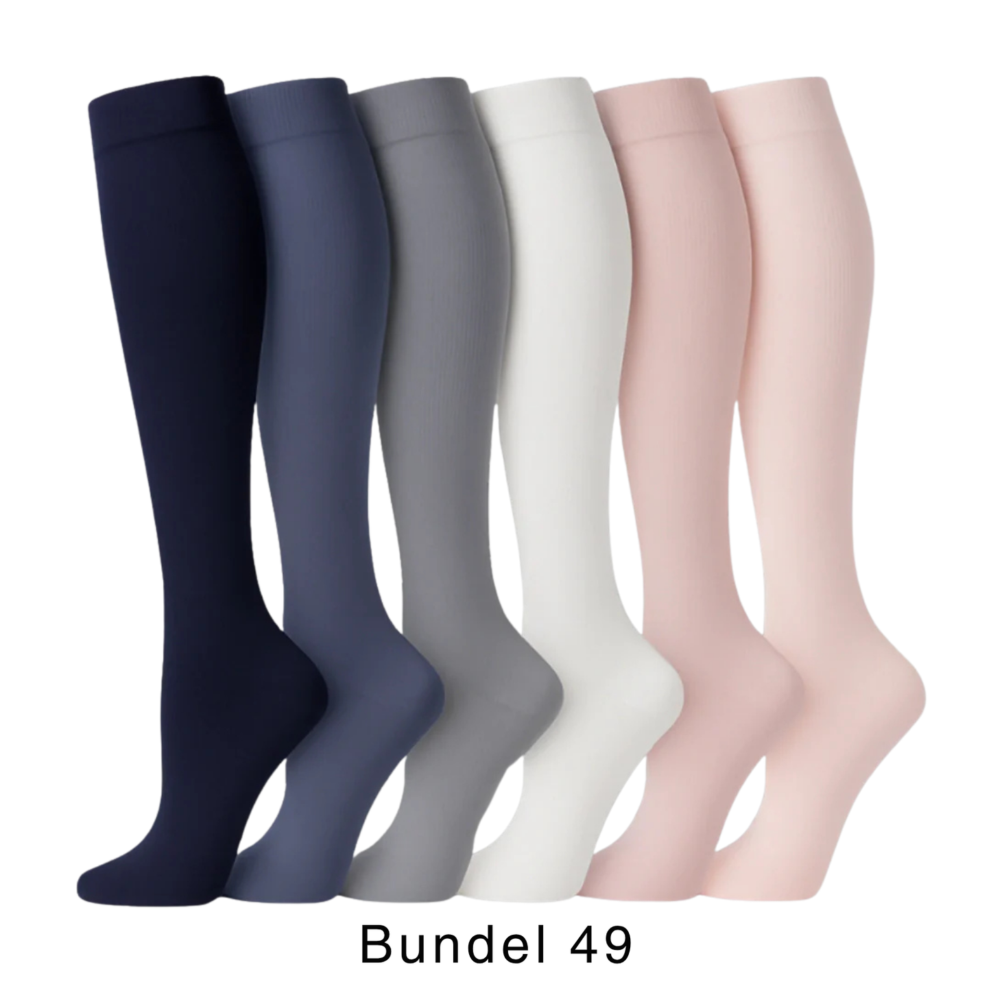 Colorify | Kleurrijke compressiekous (6 paar)
