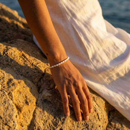 Armband van zoetwaterparels