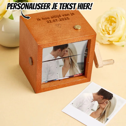 Memora | Luxe handgemaakte Flipbook-box: Jouw mooiste momenten, in beweging.