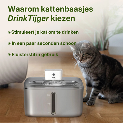 DrinkTijger Pro | Draadloze sensor-drinkfontein