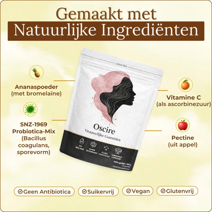 FloraFix - Vaginale Probiotica Gummies - 100% Natuurlijk