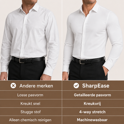 SharpEase | Stretch overhemd