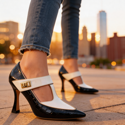 EmpressVixen | Pointed Mary-Jane pump