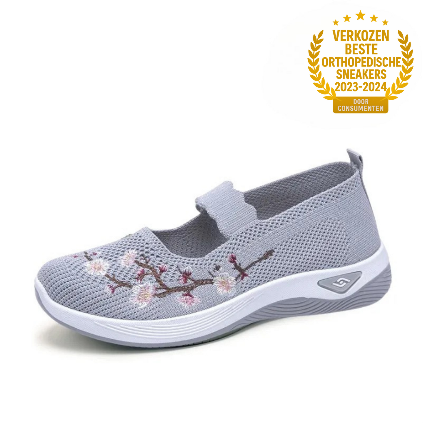 ErgoFlora – Bloemige Sneakers Met Orthopedisch Comfort