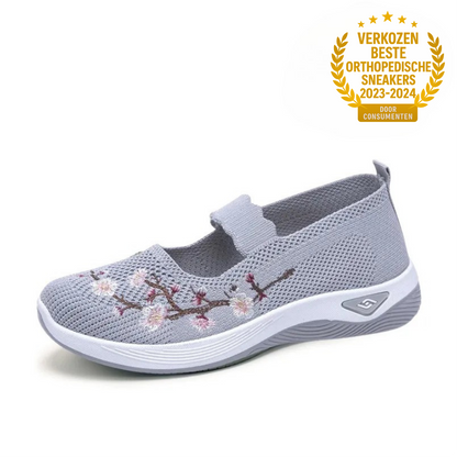 ErgoFlora – Bloemige Sneakers Met Orthopedisch Comfort