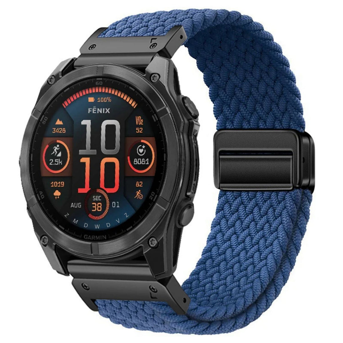 Magnetische nylon band met gesp voor Garmin